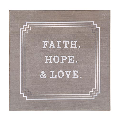 Faith Hope Love Step Stool